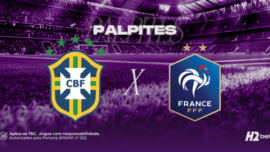 Palpites Brasil x França: odds, estatísticas e como apostar