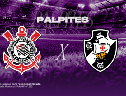 Palpites Corinthians x Vasco: Odds, estatísticas e como apostar