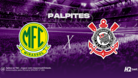 Palpites Mirassol x Corinthians: Odds, estatísticas e onde assistir