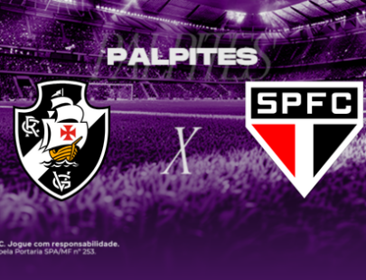 Palpites Vasco x São Paulo: Odds, estatísticas e como apostar