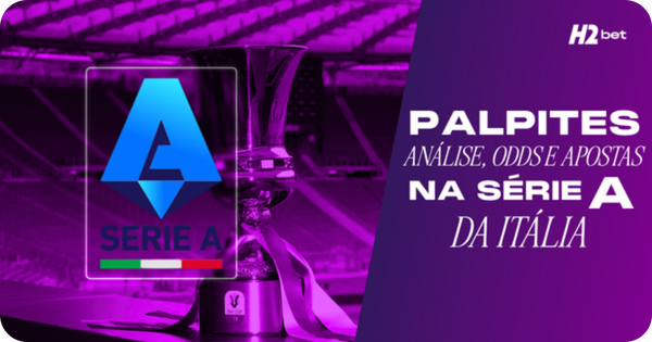 banner com o título "Palpites, análise, odds e apostas na série A da Itália"