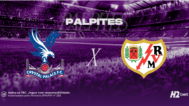 banner de palpites crystal palace e rayo vallecano