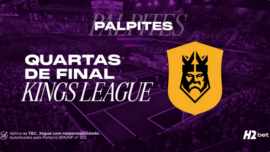 Palpites quartas de final da Kings League Brasil 2026: Odds, estatísticas e onde assistir