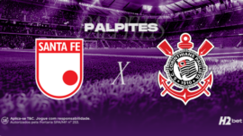 Palpites Santa Fe x Corinthians: Odds, estatísticas e onde assistir