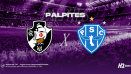 Palpites para Vasco x Paysandu: Odds, estatísticas e onde assistir