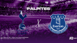 escudo dos times tottenham e everton com palpites acima