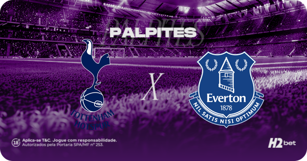 escudo dos times tottenham e everton com palpites acima
