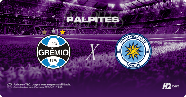 banner de palpites com escudo do time gremio e torque