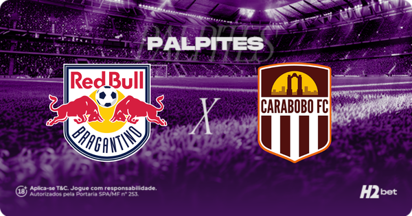 banner palpites com escudo rb bragantino e carabobo