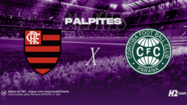 banner de palpites flamengo e coritiba