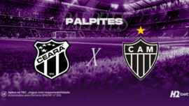 banner com o título Papites e escudos dos clubes Ceará e Atlético